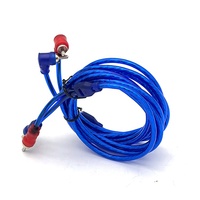 Prix spécial cuivre transparent 2 RCA prise mâle câble voiture amplificateur Signal modifié réglage pièces électriques et électronique