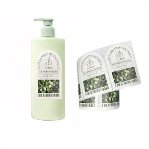 Pegatina de Gel de <span class=keywords><strong>Ducha</strong></span> Impermeable, Pegatina Adhesiva para Botella de Champú de Plástico, Aceite PARA EL Cabello, Etiqueta Privada, Botellas de Plástico, Etiqueta de Champú - Product Image 1