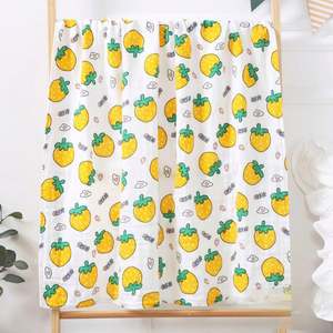 Popular Wholesale Custom 110*110 cm 100% Cotton <b>Muslin</b> Swaddle Wrap <b>Baby</b> Blanket - Product Image 6
