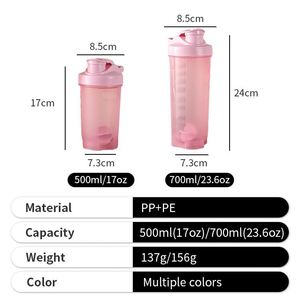 2025 Promotion Sport Water <b>Bottle</b> Powder Mixer 700ml Gym <b>Protein</b> Shaker for Business - Product Image 2