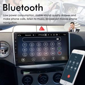Autoradio stéréo Android 13 avec GPS, 8 Go + 128 Go, commande vocale IA, CarPlay sans fil, vidéo multimédia pour VW Passat B7 CC 2010-2016 - Product Image 4