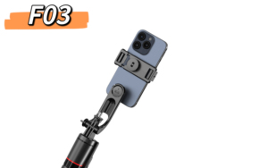 Trépied perche à <span class=keywords><strong>selfie</strong></span> extensible F03 1,74 m avec poignée d'équilibrage, 360° °   Rotation, interface 1/4'', télécommande Bluetooth pour téléphone et appareil photo - Product Image 6