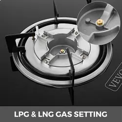 Bốn-burner Bếp gas với hướng dẫn rõ ràng phụ kiện cho bếp gas bao gồm cả ngọn lửa Đánh lửa trực tiếp tập trung bếp gas - Product Image 6