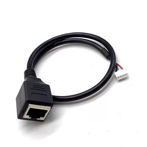 RJ45 Female <b>Socket</b> to DuPont 9P 2.54 2.0 With Screw Ethernet RJ45 Port to 9pin <b>Cable</b> - Product Image 3