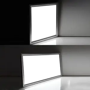 Coperture senza cuciture griglia per soffitto a Led pannello impermeabile lampada a sospensione per ufficio per aula 60 x60cm pannello integrato