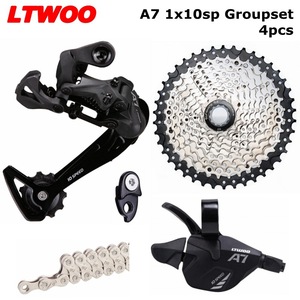 Grupo de Transmisión LTWOO A7 1x10 Velocidades para Bicicleta de Montaña, Palanca de Cambios + <span class=keywords><strong>Desviador</strong></span> Trasero + Cassette 36-50T + <span class=keywords><strong>Cadena</strong></span>, Piezas para Bicicleta - Product Image 5