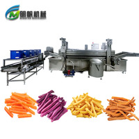 Complete set roestvrijstalen machines voor het verwerken van frieten voor fabrieken