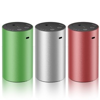 Nouveau diffuseur d'aromathérapie intelligent en métal pour voiture, type brume, contrôle tactile, alimentation USB par batterie, pulvérisateur de parfum automatique