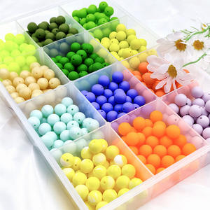 Perles de Silicone à Mâcher pour Bébé, Qualité Alimentaire, Sans BPA, 9mm 12mm 15mm, Fabrication Personnalisée en Gros - Product Image 3