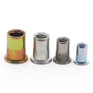 M3 M4 M5 M6 M8 M10 M12 304 Thép Không Gỉ Carbon Thép Nhôm Đầu Phẳng Đinh Tán Nut Chèn Cho Vít Bu Lông Cap Đinh Tán Nut - Product Image 3