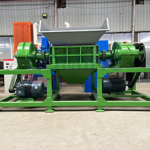 Lốp tái chế máy nghiền Máy tái chế lốp cao su khối cao su Tấm di động lốp Shredder - Product Image 5