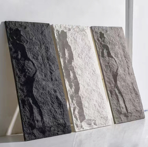 Giá bán buôn ngoài trời Trọng lượng nhẹ đá tấm Tường cho tường PU văn hóa đá - Product Image 5