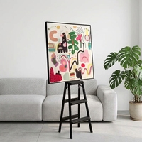 Cadre photo mural personnalisé en peinture à l'huile écologique peinte à la main, vente en gros