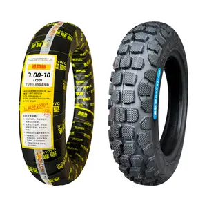 Reliable motorcycle tyres factory Thailand rubber 65% tires wear resistant 3.00-10 in China