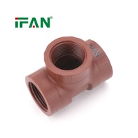 Raccords d'alimentation en eau PPH résistants aux produits chimiques de qualité économique IFAN, raccords de tuyauterie en plastique PPH industriels