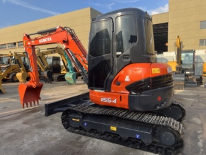 รถขุดไฮดรอลิกมือสอง Kubota U55‑4, ดีไซน์สวิงท้ายแบบแน่น, เครื่องยนต์แท้จาก Kubota, สภาพการทำงานดี - Product Image 5