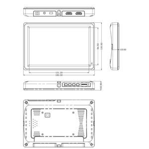 FEELWORLD T756 7 "IPS HDMI Cámara Monitor <span class=keywords><strong>Bucle</strong></span> de salida de entrada, FHD 1920x1200, Zoom de píxeles, Soporta 4K, Descuento a granel - Product Image 6
