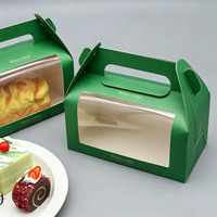 Boîte en carton d'art doré de luxe avec impression de logo personnalisé, boîte cadeau pliable pour les fêtes, boîte à pâtisserie, boîte de boulangerie, écologique et recyclable