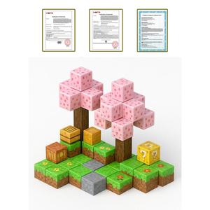 Juguete creativo de arreglo de bloques magnéticos para aprendizaje inteligente Venta al por mayor Venta al por menor Dropshipping disponible para niños de 3 años Plus - Product Image 3