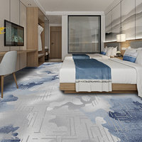 Luxuriöser Bedruckter Hochflor-Teppichboden Kommerzieller Büro-Hotel-Heimkino-Bankett-Polyester-Teppichboden