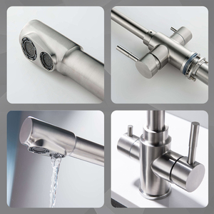 <span class=keywords><strong>SANIPRO</strong></span> Best – robinet mitigeur 3 voies en acier inoxydable 360 rotatif à 304 degrés, filtre de purification d'eau potable, robinet de cuisine - Product Image 3