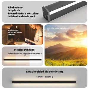 Applique murale linéaire minimaliste à un mot LED pour chambre chevet et salon canapé fond mur atmosphère Accent - Product Image 2