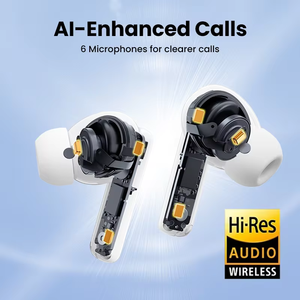 หูฟังไร้สาย UGREEN WS200 HiTune T6 ANC TWS พร้อมระบบตัดเสียงรบกวนแบบแอคทีฟ กันน้ำระดับ IPX5 บลูทูธ <span class=keywords><strong>5.3</strong></span> สำหรับ <span class=keywords><strong>iPhone</strong></span> 16 - Product Image 3