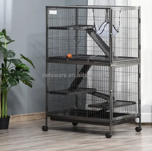 Tübüler <span class=keywords><strong>Deluxe</strong></span> büyük uzay küçük hayvan konağı evcil hayvan kafesi Relocation sarhoş tekerlek ile - Product Image 3