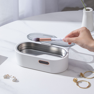 Nettoyeur ultrasonique Portable, <span class=keywords><strong>Machine</strong></span> de nettoyage ménager, 45 khz, 450ml, pour montres et <span class=keywords><strong>bijoux</strong></span>, ultrasonique, mobile - Product Image 5