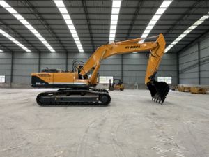 Excavatrice Hyundai 305LC-9 d'occasion authentique Corée du Sud Moteur Cummins d'origine d'occasion Roulement de pompe à engrenages-Kawasaki Hydraulique - Product Image 3