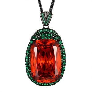 Collier Pendentif Personnalisé pour Femme en Cuivre Écologique de Haute Qualité avec Zircon Cubique, Idéal pour Cadeau et Usage Quotidien - Product Image 1