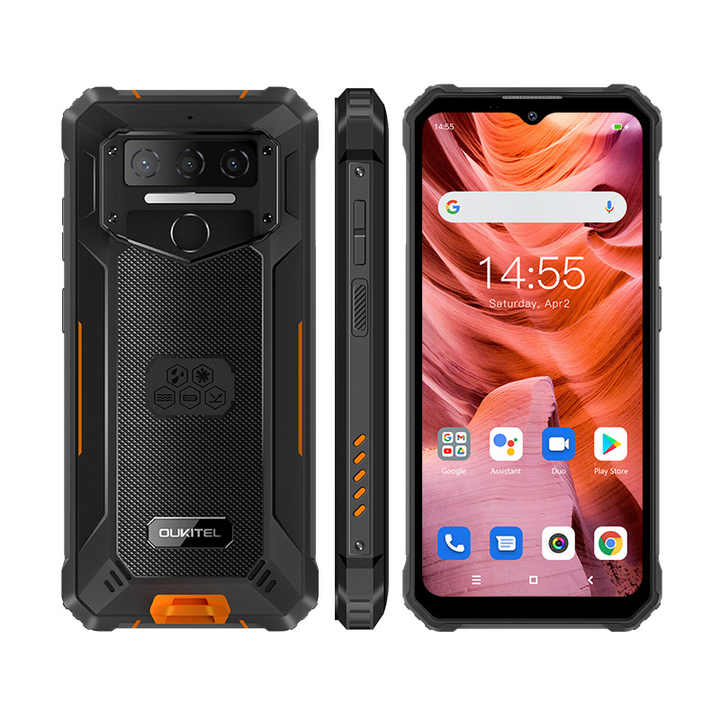 Oukitel WP23 ProIP68防水頑丈な4GAndroidフォン6.5インチ10600mAh 