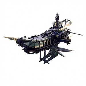 Bateau <span class=keywords><strong>Baleine</strong></span> à Assemblage Mortaise et Tenon, <span class=keywords><strong>Puzzle</strong></span> 3D en <span class=keywords><strong>Bois</strong></span> DIY avec Son Musical pour Garçons de 0 à 24 Mois - Product Image 1