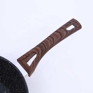 Padella Antiaderente in Alluminio Forgiato da 4,5mm, Grande ed Ecologica per Cucina, Padella Senza Olio, Wok - Product Image 5