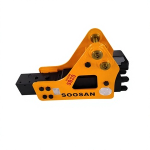 Martillo Hidráulico SOOSAN SB20 Tipo Triangular Amarillo para Excavadora de 1.2-3.0 Toneladas - Product Image 1