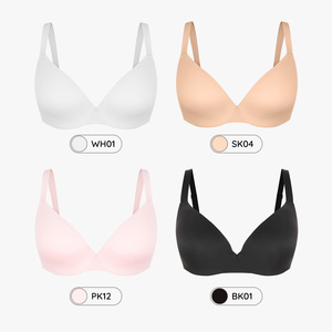 Groothandel Controleerbare Ademend Shapewear BH Spandex Naadloze Beugel BH T-Shirt Push-up Demi BH met Verstelbare Schouderband - Product Image 5