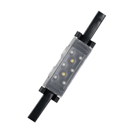 Iluminación Navideña Permanente RGB para Exteriores, Luces LED de Píxeles de 12V 24V para Exteriores