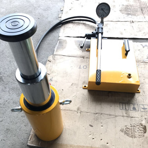 Vente en gros de vérins hydrauliques télescopiques à manchon robuste de 30 tonnes, mécanisme de levage bidirectionnel multi-sections, élévateur de chantier - Product Image 3