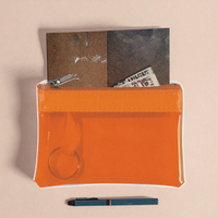 Transparente PVC-Geldbörse mit Reißverschluss und individuellem Logo, Mini-Tasche, tragbare Werbegeschenktasche