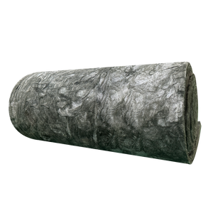 R4.2 25 <span class=keywords><strong>mm</strong></span> d'épaisseur Fibre <span class=keywords><strong>de</strong></span> <span class=keywords><strong>verre</strong></span> noire pour l'isolation thermique des conduits Revêtement en tissu noir <span class=keywords><strong>Laine</strong></span> <span class=keywords><strong>de</strong></span> <span class=keywords><strong>verre</strong></span> en rouleau - Product Image 2