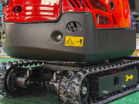 Mini-excavatrice hydraulique compacte de 1,5 tonne, excavatrice diesel CE, machine chinoise