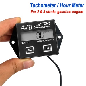 Động cơ kỹ thuật số tach giờ <span class=keywords><strong>Meter</strong></span> tachometer đo động cơ rpm LCD hiển thị xe máy đột quỵ động cơ xe Dirt Bike ATV marineboat - Product Image 4