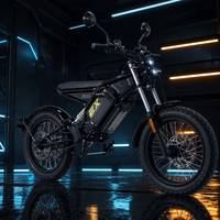 Moto tout-terrain électrique Zonsen EX1-Plus, moteur central 800W, 48V 28Ah, 100N.m, contrôleur vectoriel FOC, frein à disque hydraulique, E-Bike tout-terrain