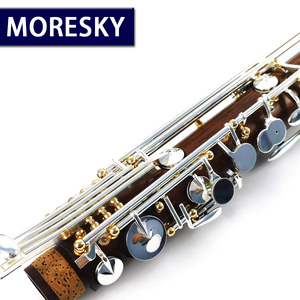 Clarinete bajo MORESKY de ébano y mopane, profesional, en Si bemol/Si bemol, 26 llaves, BCL-386 - Product Image 5