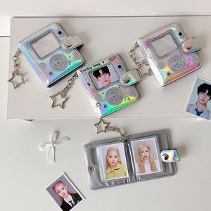 Hisocute 2-Zoll-PVC-Fotoalbum mit fünf Sternen Koreanische Version Star-Chasing Shiny Pendant Storage für Kpop Girls - Product Image 2