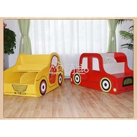 Étagère à livres en forme de voiture Moetry pour la maternelle, bibliothèque en bois pour enfants, centre de lecture pour enfants