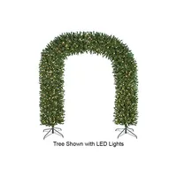 Lengkungan Patung Rumput Dekorasi Taman, PVC Pohon Natal Lengkungan