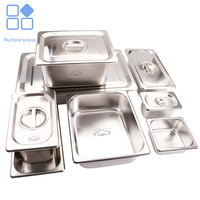 Große Kapazität Voll größen Eis pfanne American Style 1/1 Gn Pfanne 304 Edelstahl Food Steam Pan