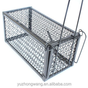 Piège à souris et rats pliable galvanisé, grand format, soudé par points, pour animaux vivants, à déclenchement facile et respectueux, pour ratons laveurs - Product Image 1