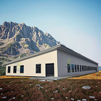 Precio barato construcción de acero estructural edificio prefabricado almacén prefabricado Peb estructura de acero Villa
